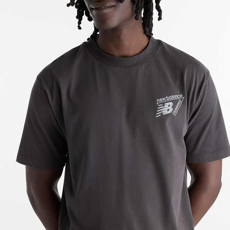 Mens New Balance Nocturnal Run Runners Aren't Normal T-Shirt