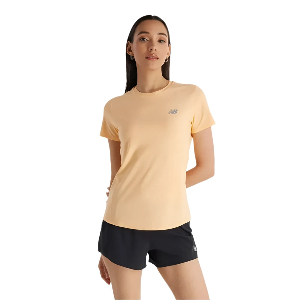 Womens New Balance Jacquard Slim T-Shirt