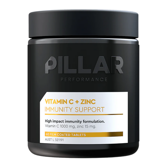 Pillar Performance Vitamin C + Zinc - 60 Capsules