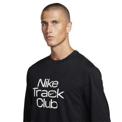 Mens Nike DF Track Club Hyverse LS