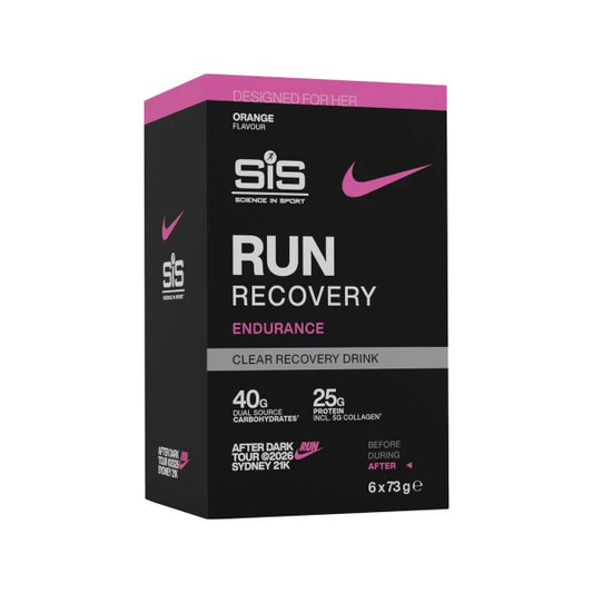 SIS Nike Powder Run Recovery Endurance Drink 6 Pack - Orange