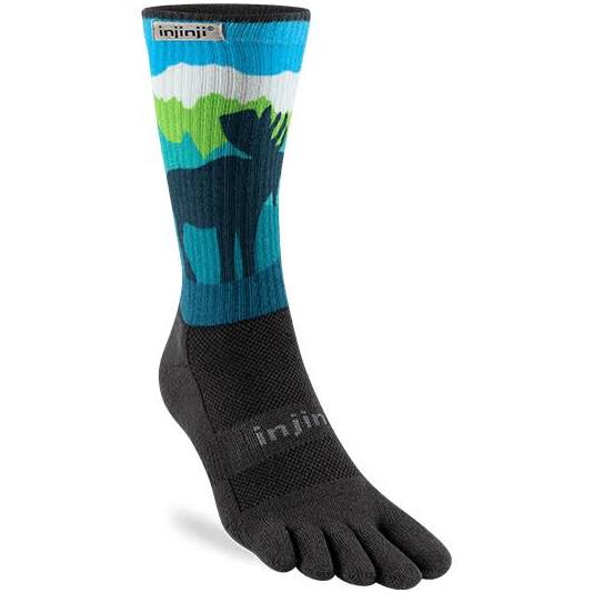 Mens Injinji Artist Designed Trail Crew Socks