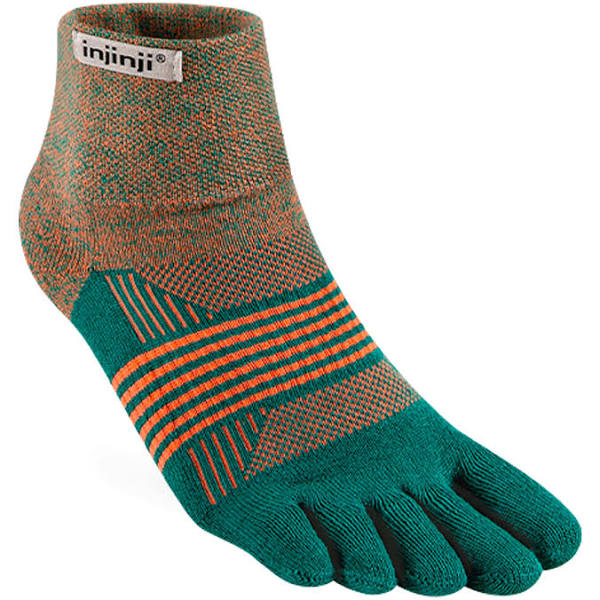 Womens Specific Injinji TRAIL 2.0 Midweight Mini Crew Socks