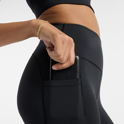 Womens New Balance NB Sleek Pocket High Rise Legging