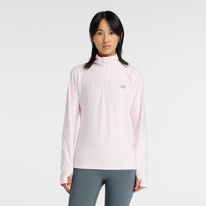 Womens New Balance Sport Essentials Space Dye 1/4 Zip