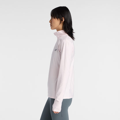 Womens New Balance Sport Essentials Space Dye 1/4 Zip
