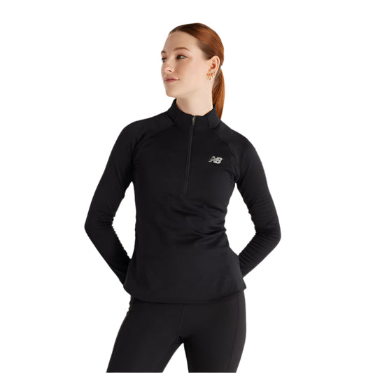 Womens New Balance Athletics Heat Grid Half Zip