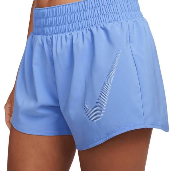 Womens Nike Dri-Fit One Swoosh Mid-Rise Running Shorts