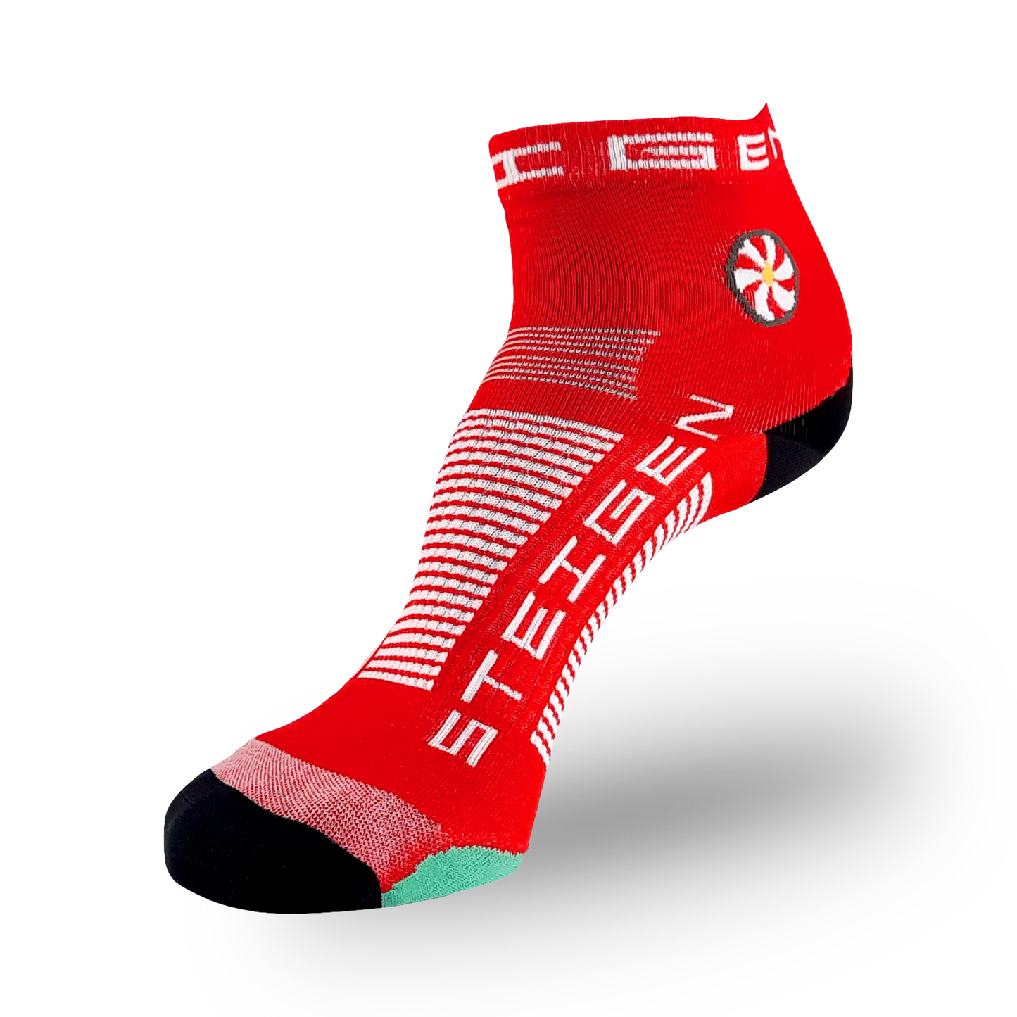 Steigen Socks (Size 5-12) Cherry Red 1/4