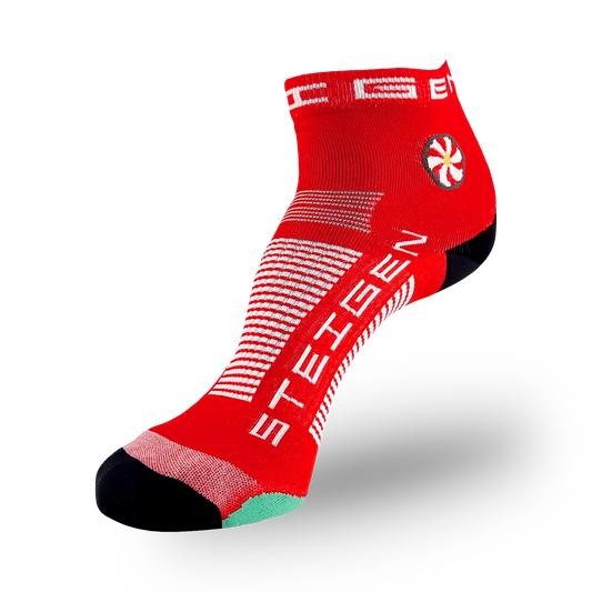 Steigen Socks (Size 5-12) Cherry Red 1/4
