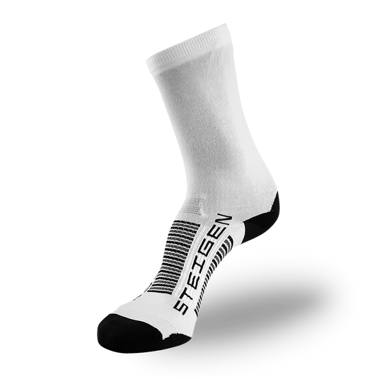 Steigen Socks (Size 5-12) White 3/4